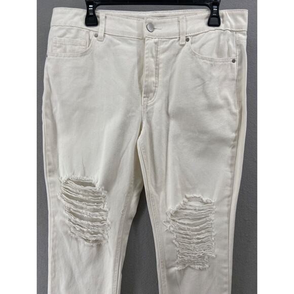 NWT AFRM Jeans Womens Sz 28 Luisa Distressed High Rise Ankle Crop Skinny - Picture 4 of 15